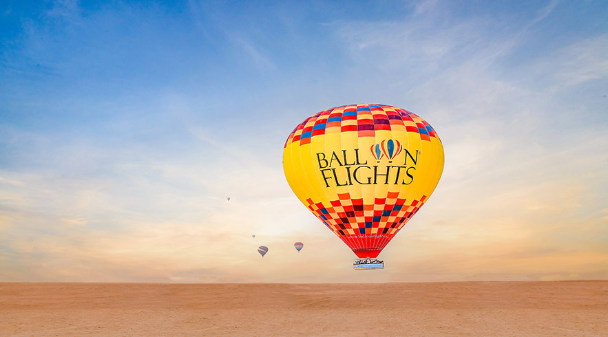 Exotic Sunrise With Balloon Flights From Abu Dhabi