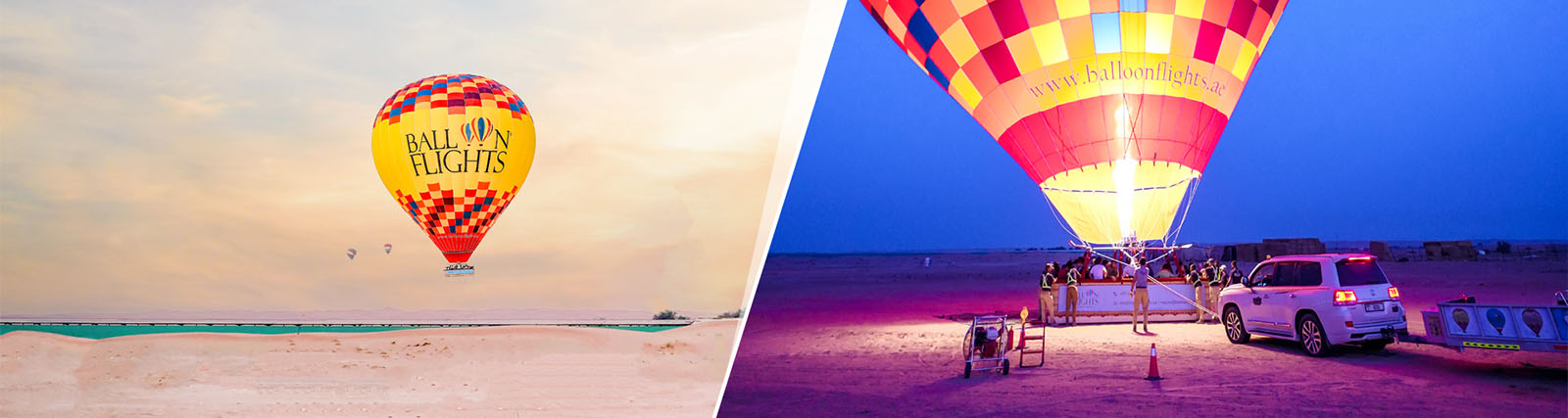 Exotic Sunrise With Balloon Flights From Abu Dhabi