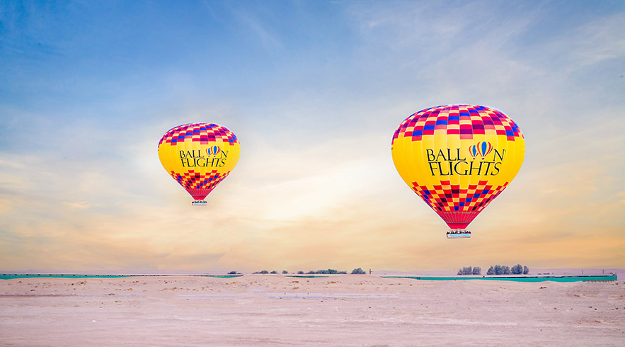 Exotic Sunrise With Balloon Flights From Abu Dhabi
